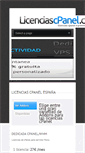 Mobile Screenshot of licenciascpanel.com